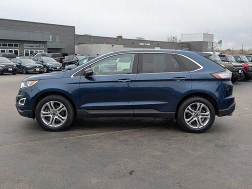 BLUE JEANS METALLIC 2017 Ford Edge Titanium
