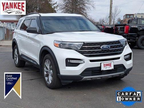 STAR WHITE MET TRI-COAT 2023 Ford Explorer XLT