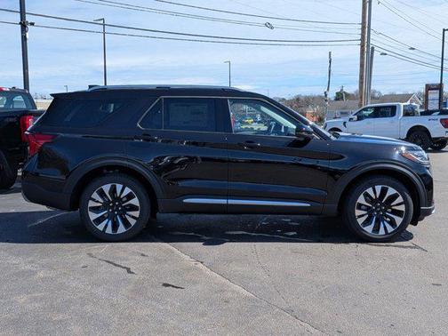 Agate Black Metallic 2026 Ford Explorer Platinum