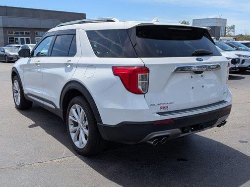 STAR WHITE MET TRI-COAT 2022 Ford Explorer Platinum