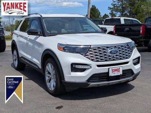 STAR WHITE MET TRI-COAT 2022 Ford Explorer Platinum