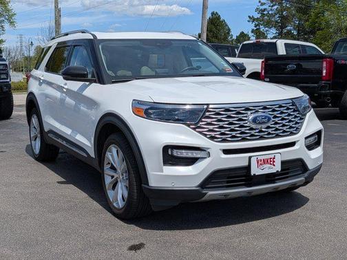 STAR WHITE MET TRI-COAT 2022 Ford Explorer Platinum