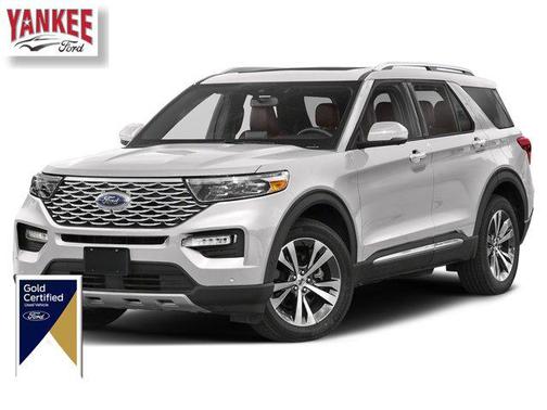 STAR WHITE MET TRI-COAT 2022 Ford Explorer Platinum