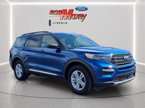 Atlas Blue 2023 Ford Explorer XLT
