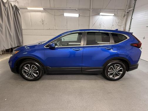 Aegean Blue Metallic 2022 Honda CR-V AWD EX