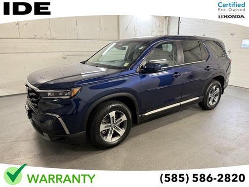 Obsidian Blue Pearl 2023 Honda Pilot AWD EX-L 7 Passenger