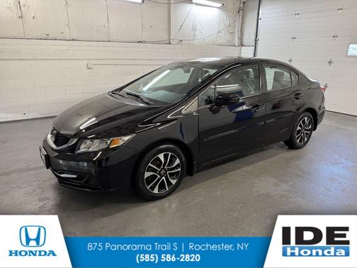Crystal Black Pearl 2014 Honda Civic EX
