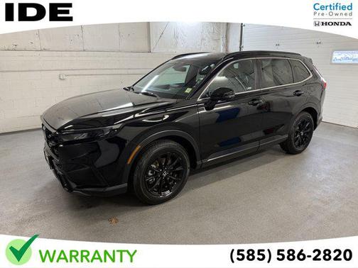 Crystal Black Pearl 2024 Honda CR-V Hybrid Sport AWD