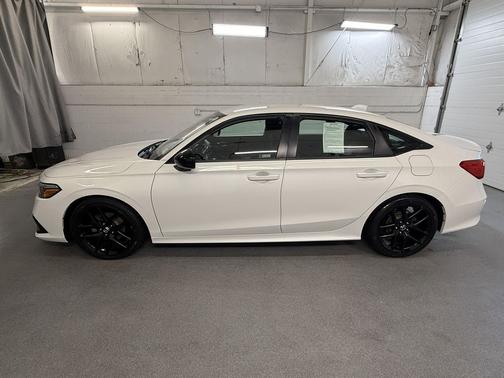 Platinum White Pearl 2023 Honda Civic Sport