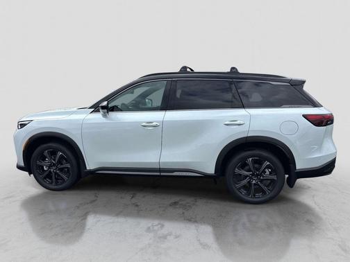 Radiant White/Black Obsidian 2026 INFINITI QX60 AUTOGRAPH
