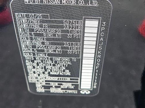 2025 INFINITI QX55 ESSENTIAL