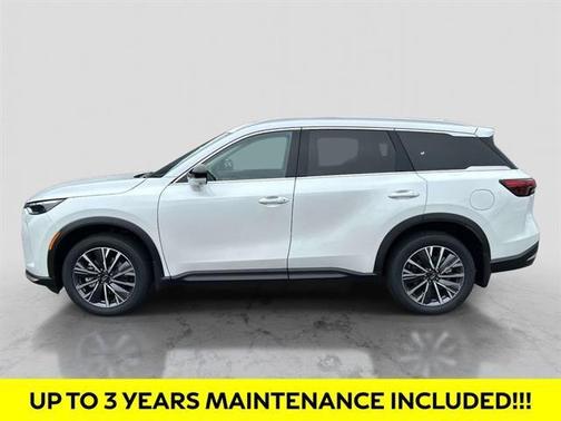 Radiant White 2027 INFINITI QX60 LUXE AWD