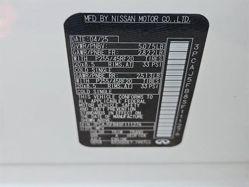 2025 INFINITI QX50 Sport AWD