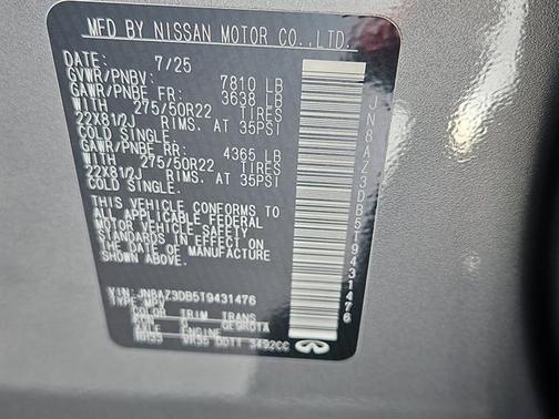 2026 INFINITI QX80 SPORT