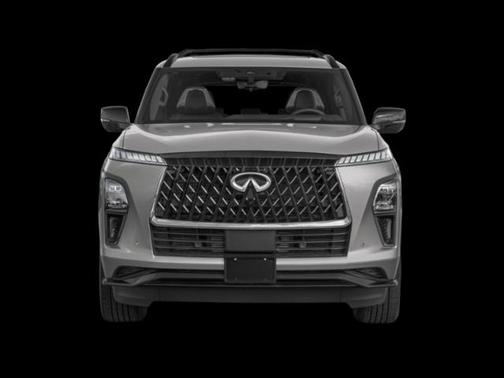 Radiant White/Black Obsidian 2027 INFINITI QX80 SPORT