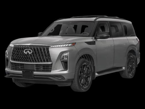Radiant White/Black Obsidian 2027 INFINITI QX80 SPORT