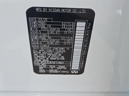 2025 INFINITI QX55 LUXE