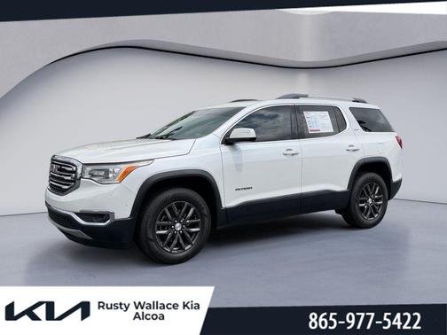 White Frost Tricoat 2019 GMC Acadia SLT-1