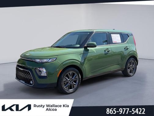 Undercover Green 2022 Kia Soul EX