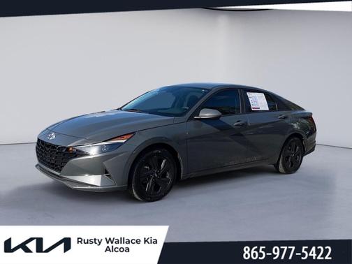 Ecotronic Gray 2023 Hyundai ELANTRA HEV Blue