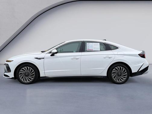 Serenity White 2024 Hyundai SONATA Hybrid SE