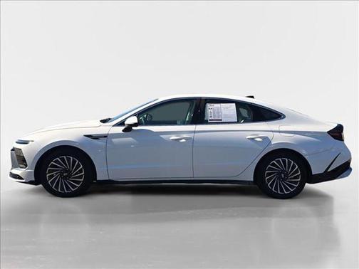Serenity White 2024 Hyundai SONATA Hybrid SE