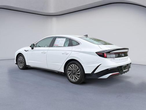 Serenity White 2024 Hyundai SONATA Hybrid SE