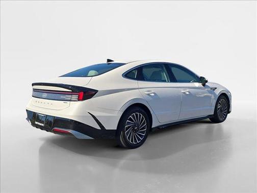 Serenity White 2024 Hyundai SONATA Hybrid SE