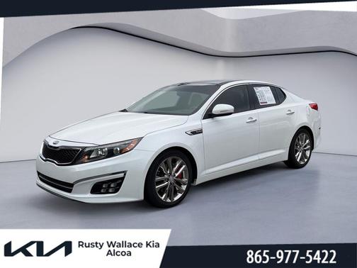 Snow White Pearl 2015 Kia Optima SXL Turbo