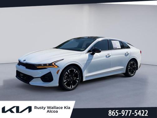 Glacial White Pearl 2021 Kia K5 GT-Line