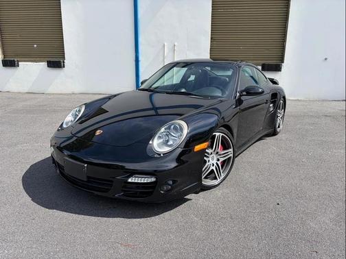 Black 2008 Porsche 911 Turbo