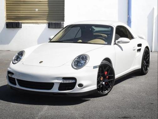 Carrara White 2009 Porsche 911 Turbo Cabriolet