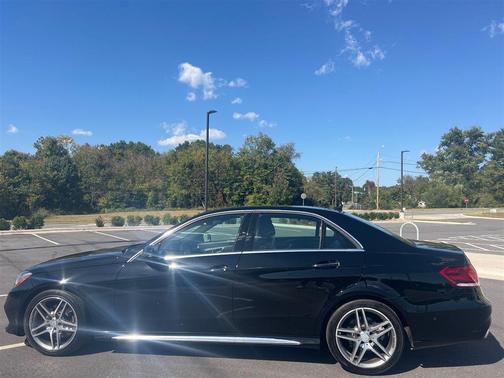 Black 2016 Mercedes-Benz E-Class 4MATIC