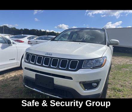 Pearl White Tri-Coat 2018 Jeep Compass Limited