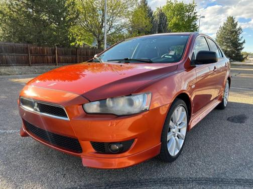 Orange 2010 Mitsubishi Lancer Sportback GTS