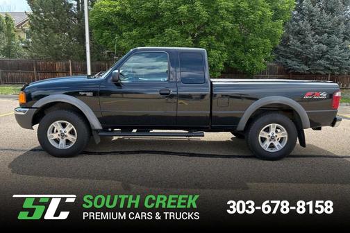 Black 2003 Ford Ranger XLT