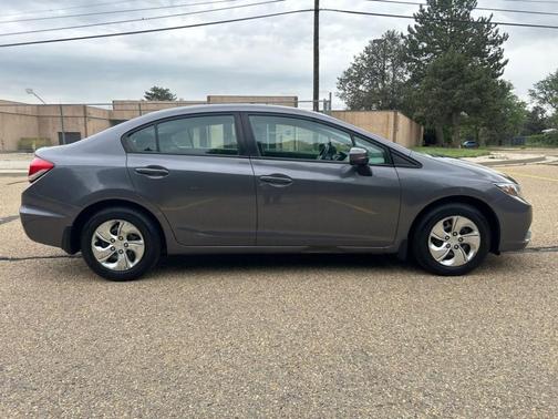 Silver 2015 Honda Civic LX
