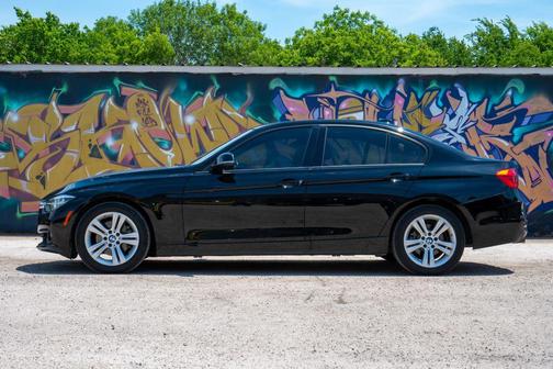 Black 2016 BMW 328 328i Sedan 4D