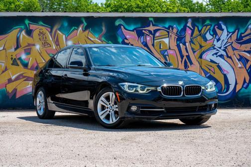 Black 2016 BMW 328 328i Sedan 4D