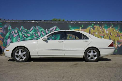 Alabaster White 2004 Mercedes-Benz S-Class S 500 Sedan 4D