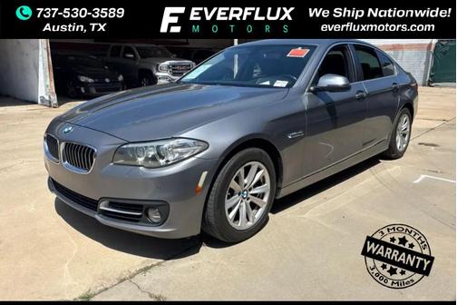 Gray 2016 BMW 528 528i Sedan 4D