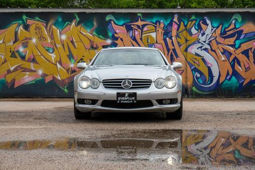 Silver 2003 Mercedes-Benz SL-Class SL 500 Roadster 2D