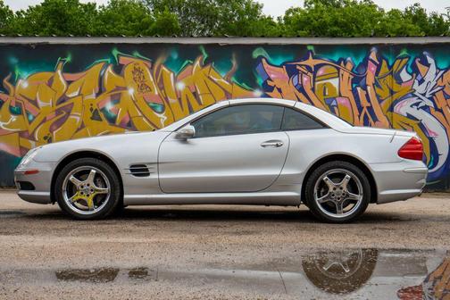 Silver 2003 Mercedes-Benz SL-Class SL 500 Roadster 2D