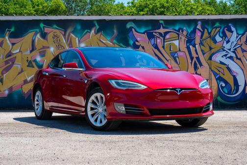 Red Multi-Coat 2017 Tesla Model S 90D