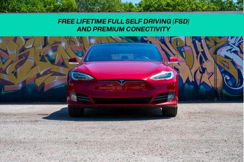 Red Multi-Coat 2017 Tesla Model S 90D