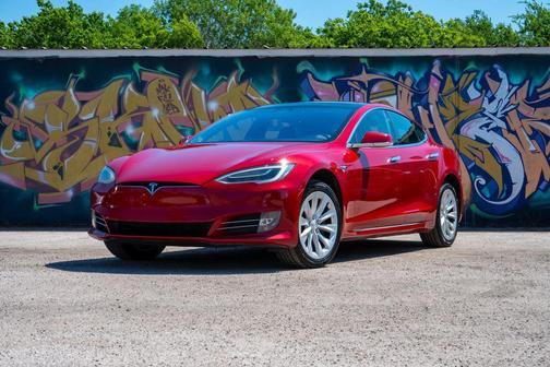 Red Multi-Coat 2017 Tesla Model S 90D