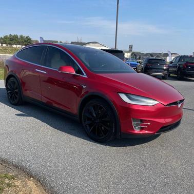 Red Multi-Coat 2020 Tesla Model X Long Range Plus Dual Motor All-Wheel Drive