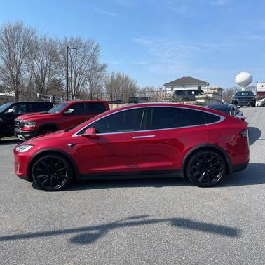Red Multi-Coat 2020 Tesla Model X Long Range Plus Dual Motor All-Wheel Drive