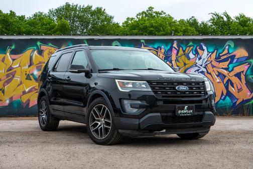 Shadow Black 2017 Ford Explorer sport