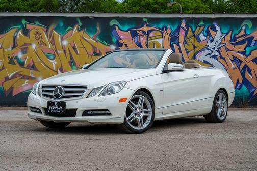 White 2012 Mercedes-Benz E-Class E 350 Convertible 2D